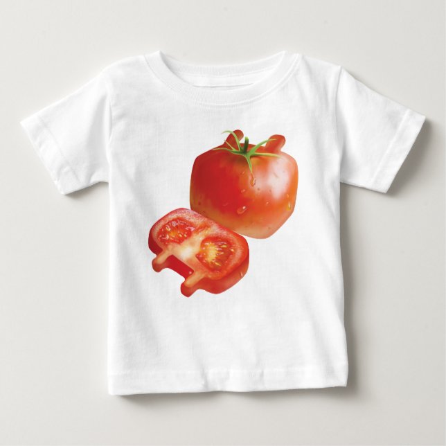 Camiseta De Bebé Tomate fresco (Anverso)