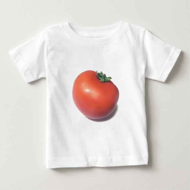 Camiseta De Bebé Tomate Rojo (Anverso)