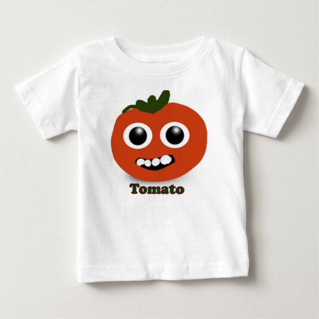 Camiseta De Bebé tomato shirt (Anverso)