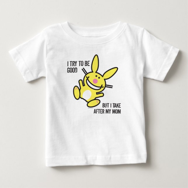 Camiseta De Bebé Tomo después de mi mamá (Anverso)
