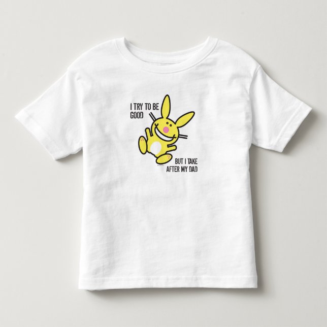 Camiseta De Bebé Tomo después de mi papá (Anverso)