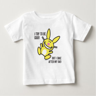 Camiseta De Bebé Tomo después de mi papá