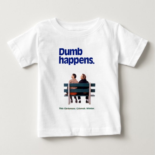 Camiseta De Bebé Tonto y tonto | Sucesos de migaja (Anverso)