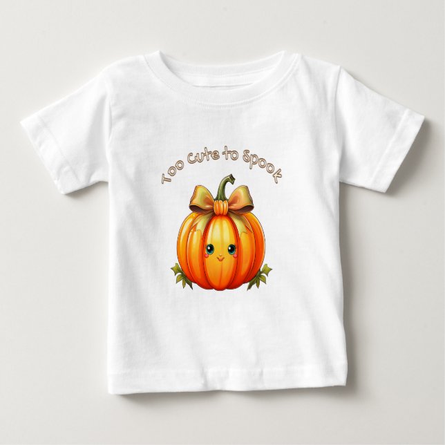 Camiseta De Bebé Too Cute to Spook – Kids’ Halloween T-Shirt (Anverso)