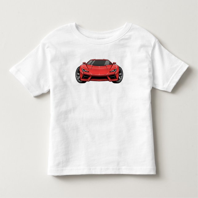 Camiseta De Bebé Toon Car Style (Anverso)