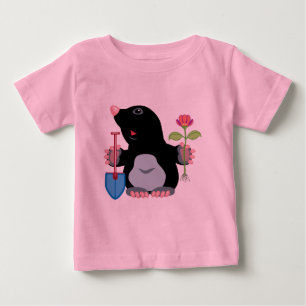 Camiseta De Bebé topo del dibujo animado