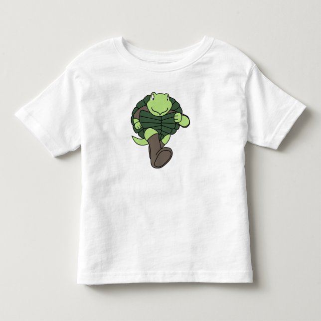 Camiseta De Bebé Torin la Tortuga Corriendo (Anverso)