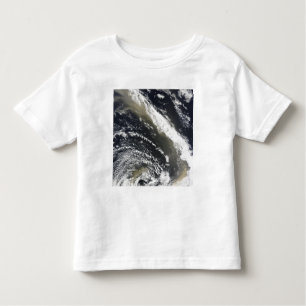 Camiseta De Bebé Tormenta de polvo volando sobre el mar de Tasmania