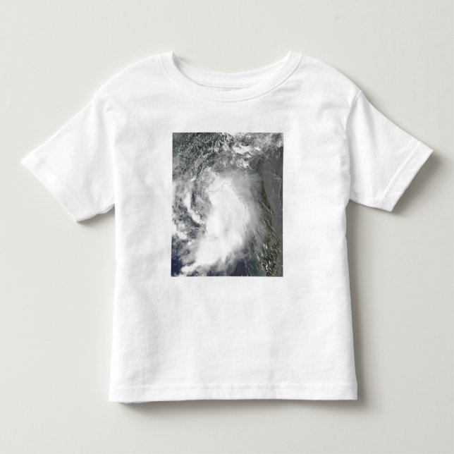 Camiseta De Bebé Tormenta tropical Claudette (Anverso)