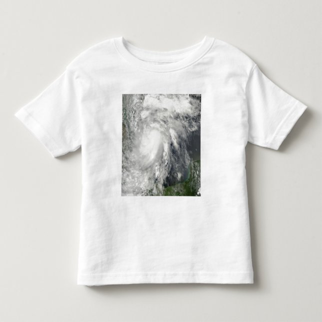 Camiseta De Bebé Tormenta tropical Hermine en el Golfo de México (Anverso)
