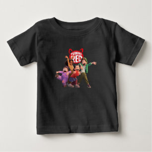 Camiseta De Bebé Tornándose la teta roja
