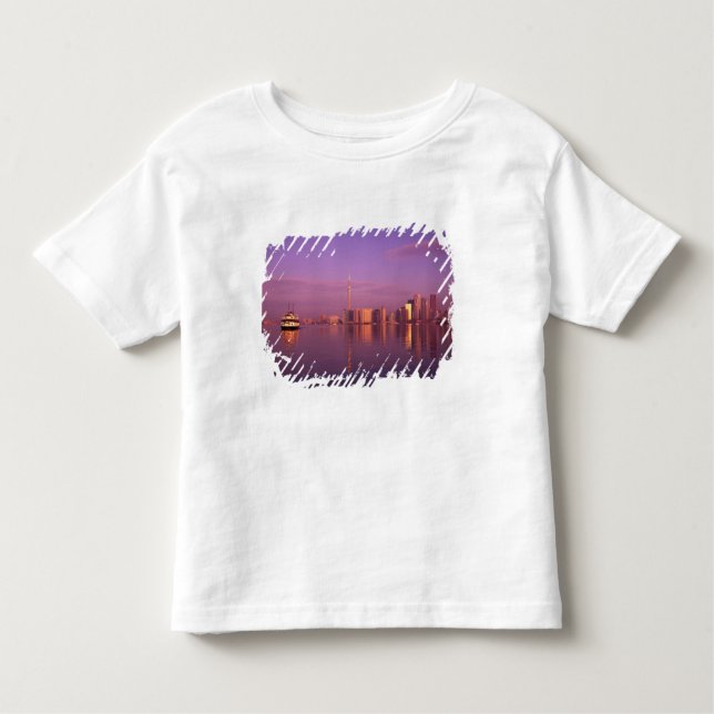 Camiseta De Bebé Toronto Skyline, Ontario, Canadá (Anverso)