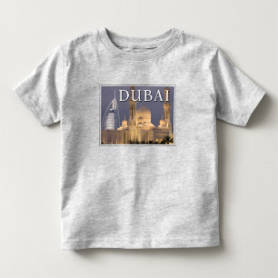 Camiseta De Bebé Torre Al Arab   Mezquita al atardecer Dubai