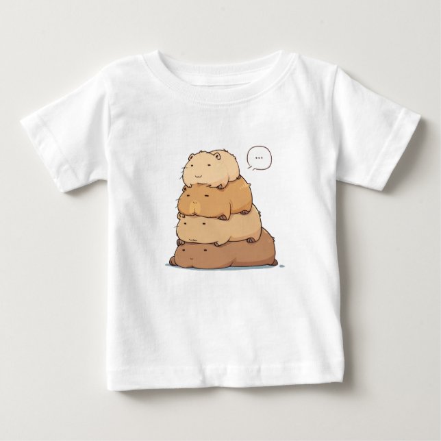 Camiseta De Bebé Torre Capybara (Anverso)