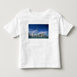 Camiseta De Bebé Torre CN y Skydome en Toronto, Ontario,