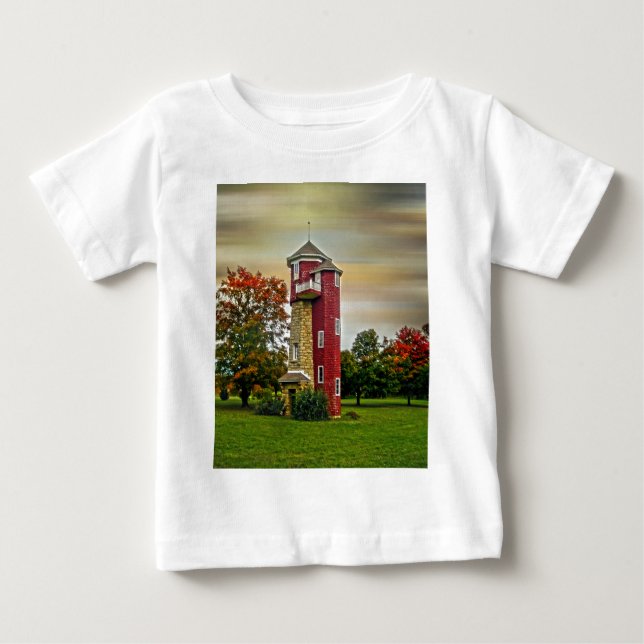 Camiseta De Bebé Torre de agua (Anverso)