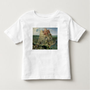 Camiseta De Bebé Torre de Babel, 1563 (aceite en el panel)