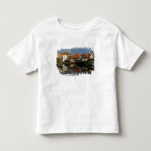 Camiseta De Bebé Torre del castillo, río Vltava, Cesky Krumlov,