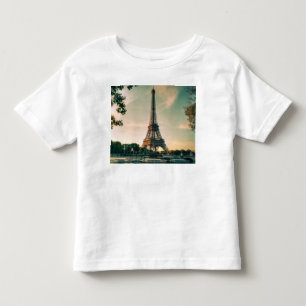 Camiseta De Bebé Torre Eiffel arrojar almohada