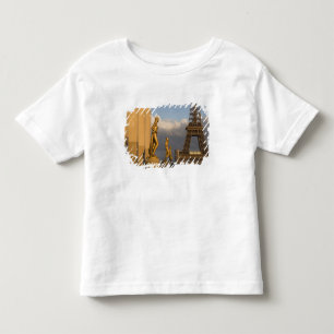 Camiseta De Bebé Torre Eiffel desde el Palais de Chaillot, París,