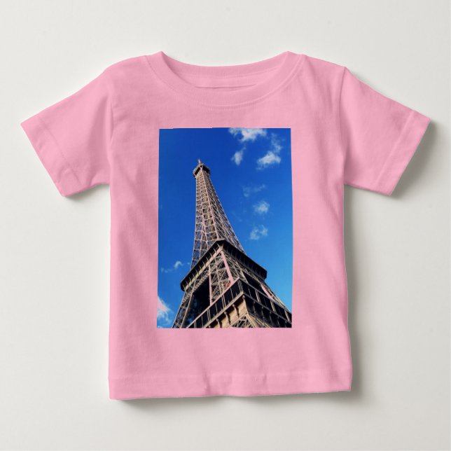 Camiseta De Bebé Torre Eiffel París Europa Viajes (Anverso)