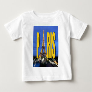 Camiseta De Bebé Torre Eiffel París Francia