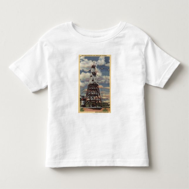 Camiseta De Bebé Torre principal, planta de mezcla, presa de Shasta (Anverso)
