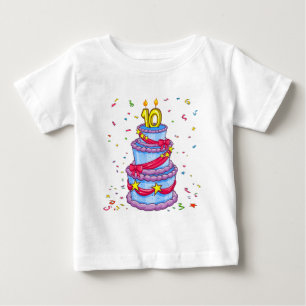 Camiseta De Bebé Torta de cumpleaños