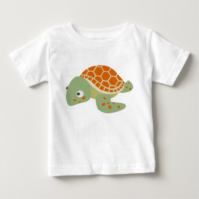 Camiseta De Bebé Tortuga (Anverso)