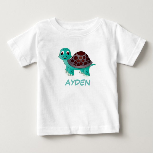 Camiseta De Bebé Tortuga (Anverso)