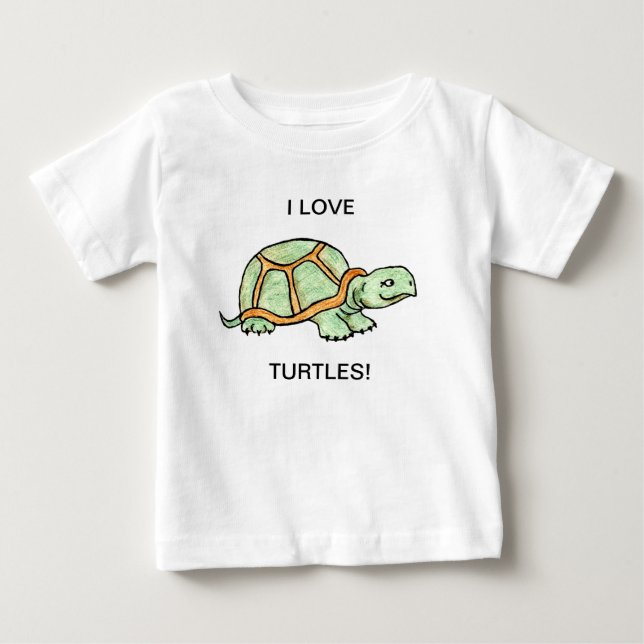 Camiseta De Bebé Tortuga (Anverso)