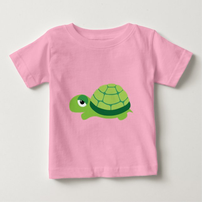 Camiseta De Bebé tortuga (Anverso)