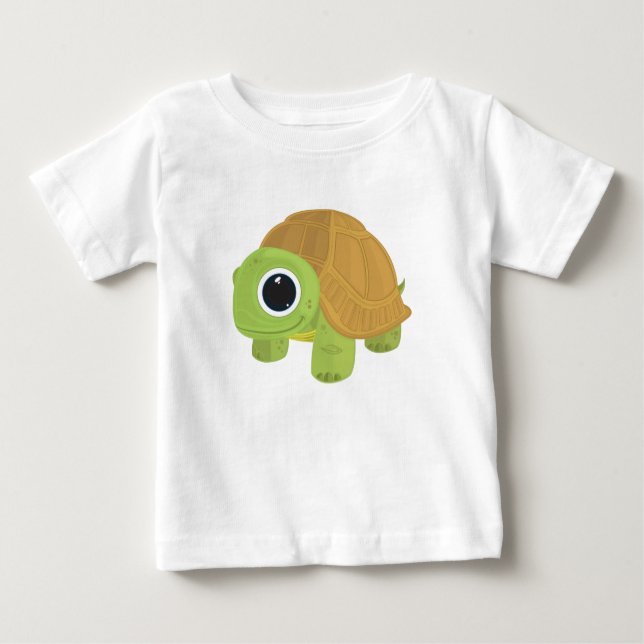 Camiseta De Bebé Tortuga (Anverso)