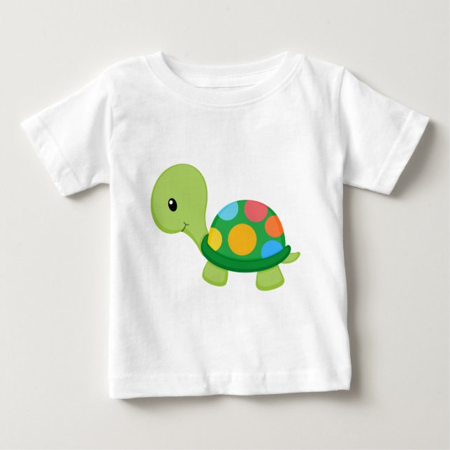 Camiseta De Bebé Tortuga (Anverso)