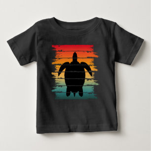 CAMISETA DE BEBÉ TORTUGA ANTIGUA CRIATURA MARINA REPTIL