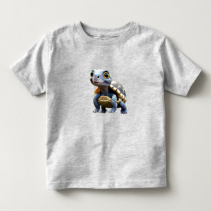 Camiseta De Bebé Tortuga Bebé de Ojos Grandes