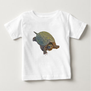 Camiseta De Bebé Tortuga común para picar - Chelydra serpentina