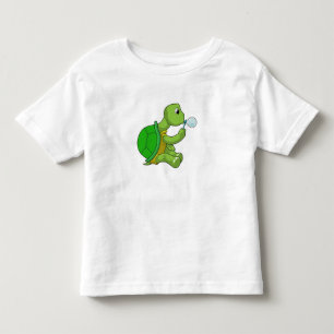 Camiseta De Bebé Tortuga con burbujas de jabón