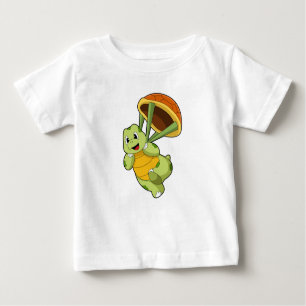 Camiseta De Bebé Tortuga con caparazón como parachoques