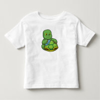 Tortuga con caparazón y raya de limpieza