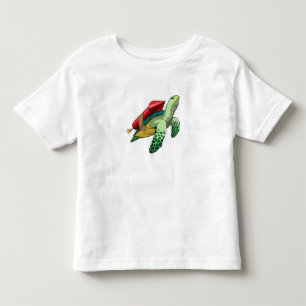 Camiseta De Bebé Tortuga con cohetes