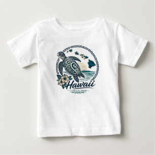 Camiseta De Bebé Tortuga de Hawái