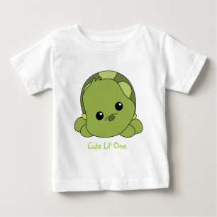 Camiseta De Bebé Tortuga del bebé de Lil