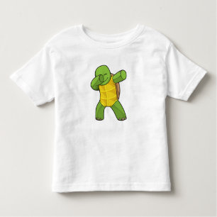 Camiseta De Bebé Tortuga en Hip Hop Dance Dab