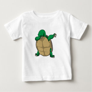 Camiseta De Bebé Tortuga en Hip Hop Dance Dab