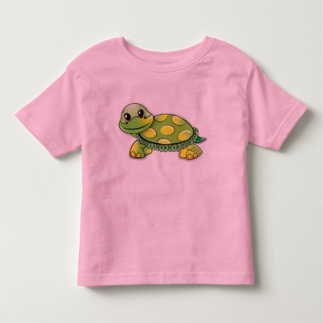 Camiseta De Bebé Tortuga feliz (Anverso)