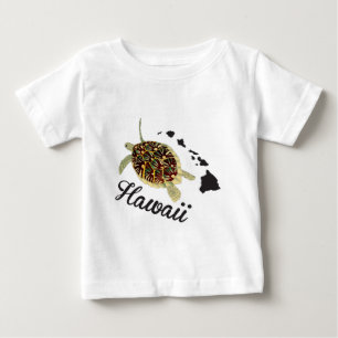 Camiseta De Bebé Tortuga Hawaii de la bahía de Hanauma