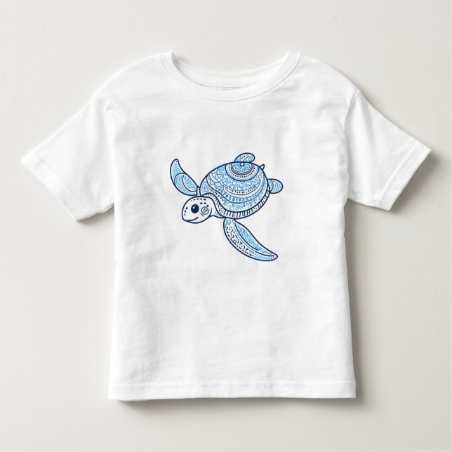 Camiseta De Bebé Tortuga marina (Anverso)