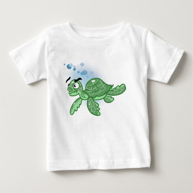 Camiseta De Bebé Tortuga marina Personalizado (Anverso)