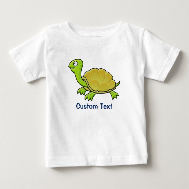 Camiseta De Bebé Tortuga personalizado (Anverso)
